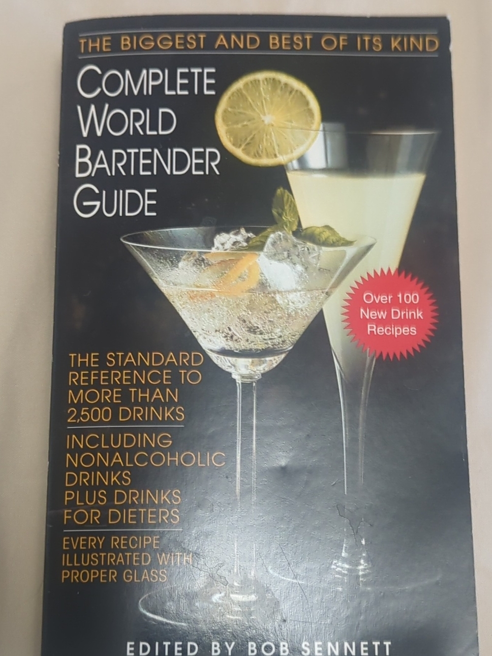 Complete World Bartender Guide - Black Cover